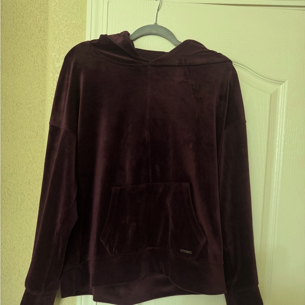 Comfortable Velour Hoodie
